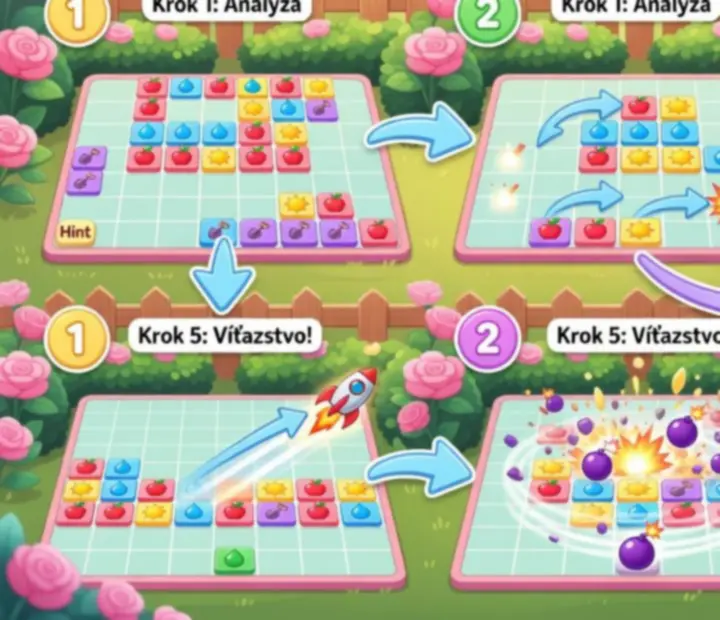 Krok za krokom návod na úroveň Gardenscapes s odporúčanými boostermi